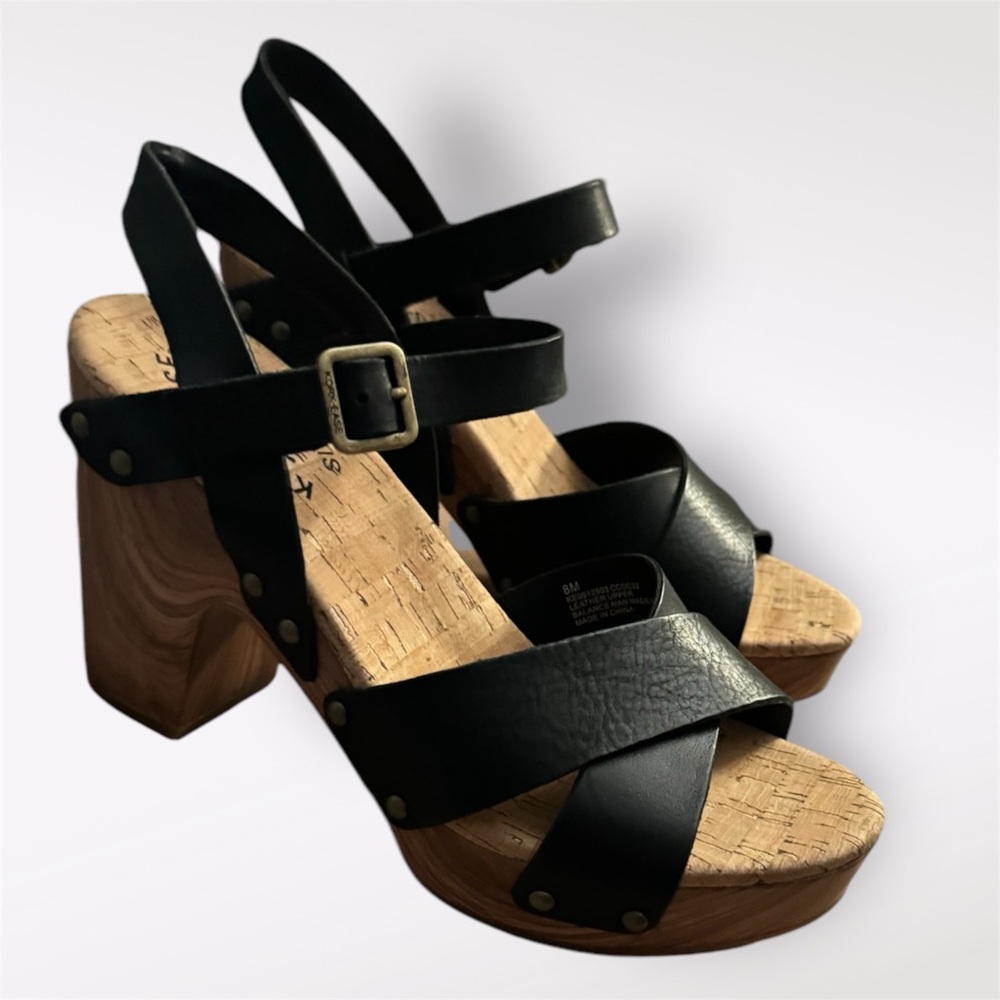 Kork-ease black heels